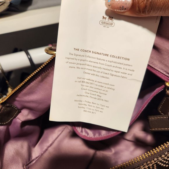 Brown Coach Purse - Picture 2 of 5